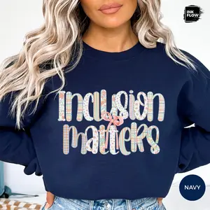 Inclusion Matters  Short Sleeve T-Shirt / Sweatshirt & Hoodie , Special Education tshirt , SPED Teacher , Autism