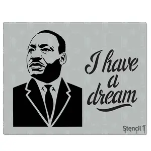 MLK Dream Stencil
