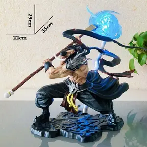 One Piece Series Super Battle Whitebeard Anime Figure Statue Model, PVC Collectible Statue, Collectible Figurine, Perfect Gift for Fans, Decorative Display Item