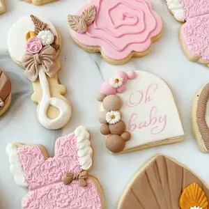 Oh Baby Cookie Stencil