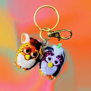 McDonalds Toy Furby Keychain- 90s- Nostalgia- Happy Meal Toy