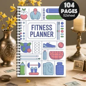 1 piece, attractive weight loss journal and fitness planner with macronutrient tracking, workout log and meal plan organizer - spiral-bound health tracking notebook suitable for both men and women, fitness and weight loss tracking journal