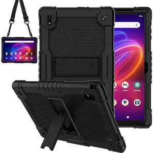 case for BYYBUO SmartPad A10_L 10.1 inch Android Tablet Shockproof  Friendly Protective Case+ Strap Kickstand for BYYBUO SmartPad A10 10.1 inch Tablet (Black)