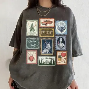 Twilight Inspired City Of Forks Shirt Comfort Colors, Hoa Hoa Hoa Season T shirt, Forks Washington Tee, Book Lover Gift Cotton Fit