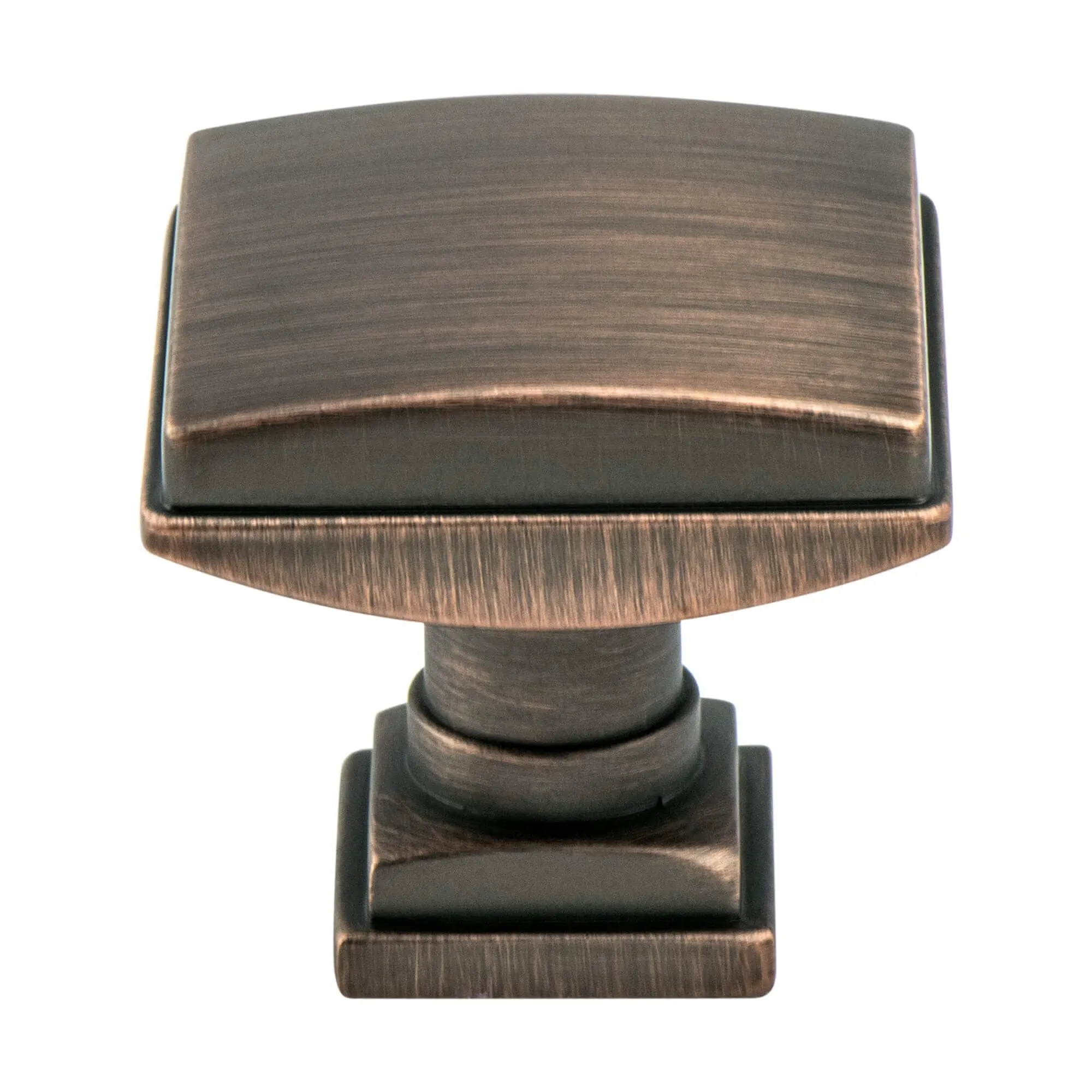 Berenson 1273-10VB-P Screw-In Tailored Traditional Knob, 1-1/4 in. (32 mm) Dia., Verona Bronze Finish