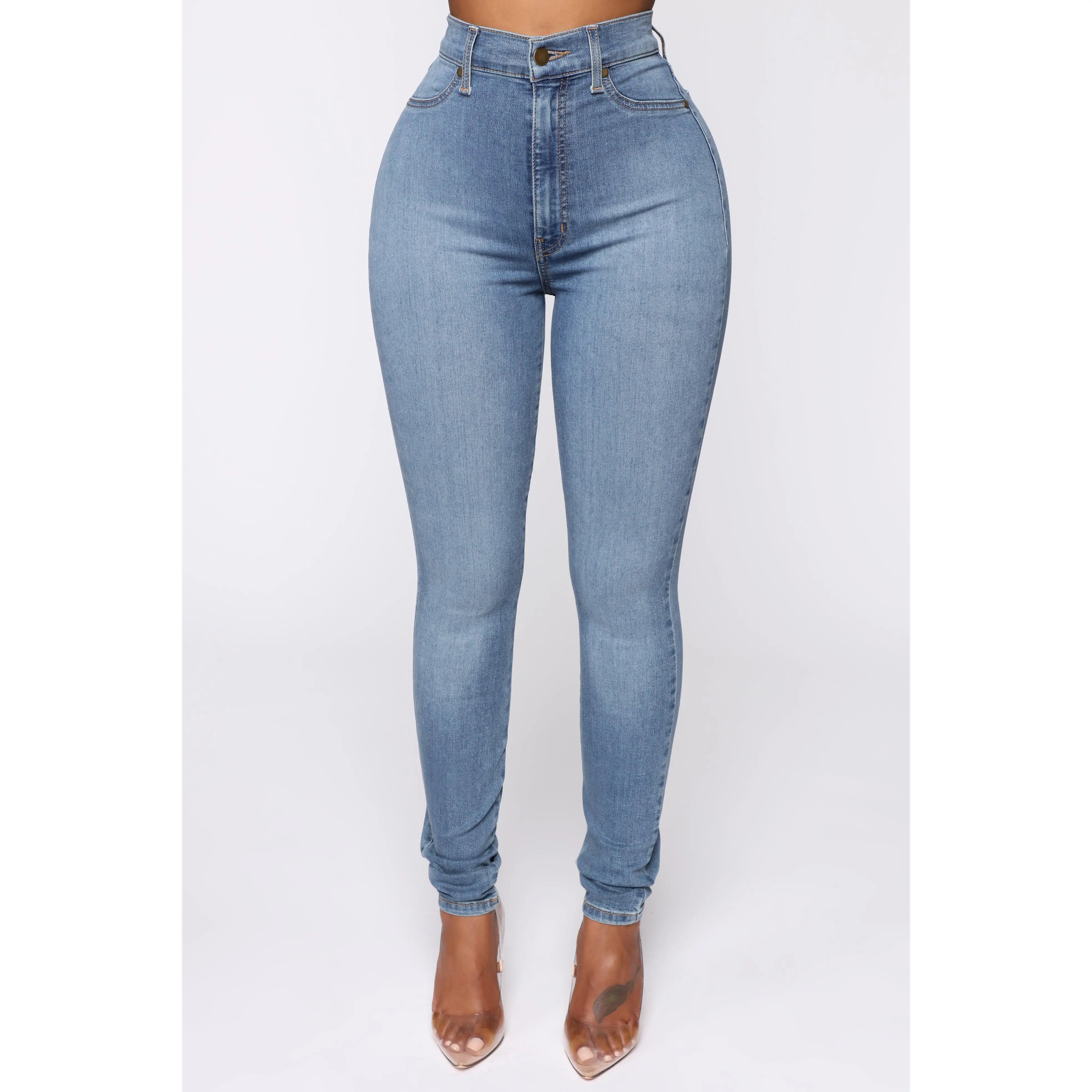 Flex Game Strong Super High Rise Skinny Jeans - Light Wash Flex Game Strong Super High Rise Skinny Jeans - Light Wash