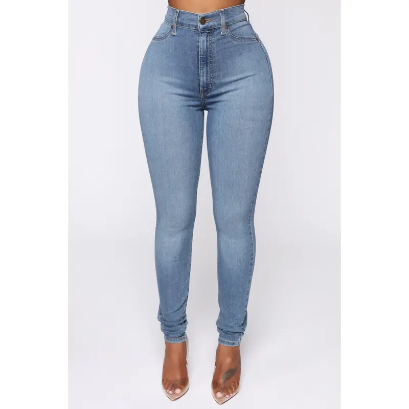 Flex Game Strong Super High Rise Skinny Jeans - Light Wash