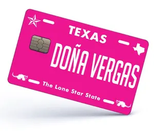 Dona Vergas Credit Card Skin Cover Vinyl Stickers (4 Pack) - Texas Doña Vergas Sticker Decal