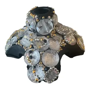 Bling Hottie cane tip "Bling Baddie" for your walking  cane stability and Glamour.