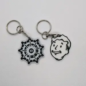 Fallout 33 And Vault Boy Keychain