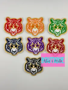 Mascot Tiger patch, mascot patches, Tiger patch, tiger patches, tiger mascot, team patches, sports patch, football patches, cheer patches