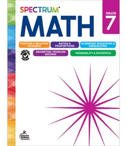 Spectrum Math Workbook, Grade 7 -- Spectrum, Paperback