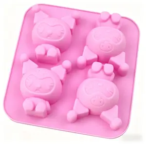 Sanrio Kuromi Silicone Mold for Making Ice Cubes - Perfect for Decor and Boxes