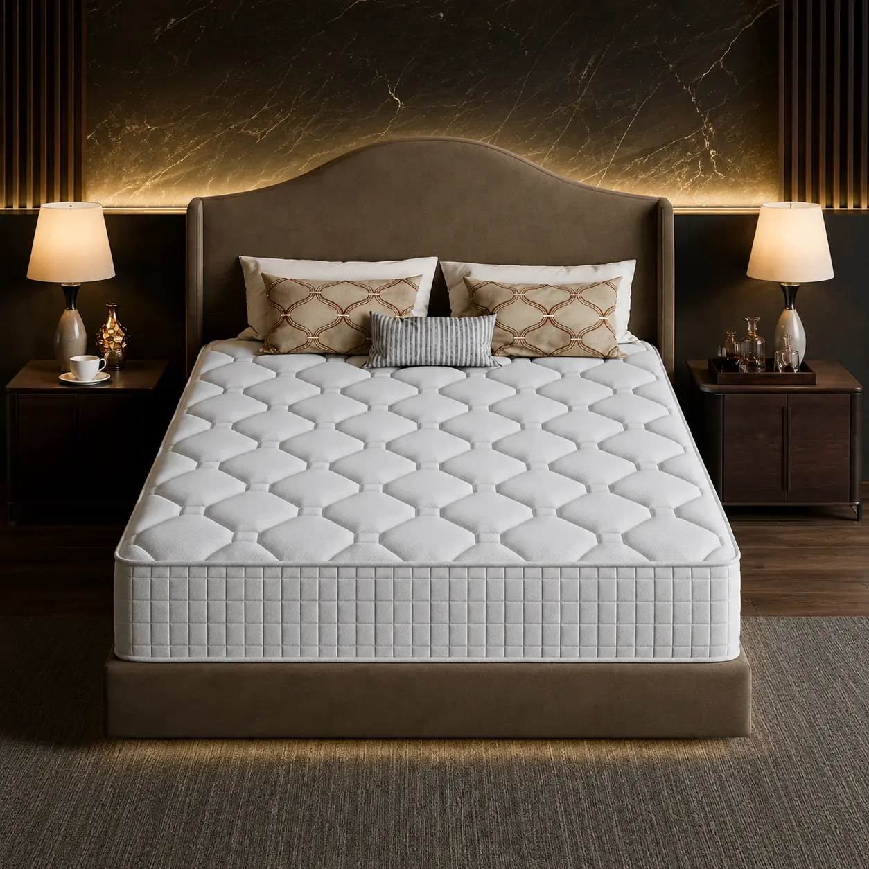 10/12/14-Inch Twin Full Queen King-Memory Mattress with Independent Springs, High rebound sponge, Motion Isolation and Firm Edges, Five-story Design，Breathable and Washable,  Thick Luxury Comfort Layer, 100000+users have chosen,30-year warranty