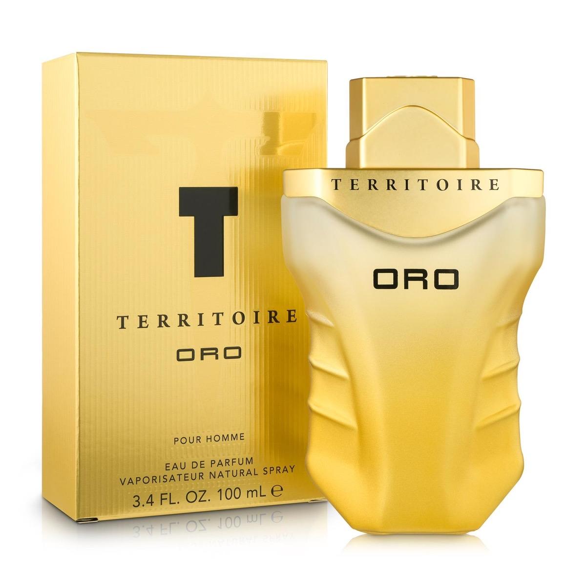 Territoire Oro Exclusive Parfum with Woody Aromatic Amber Notes perfume Unisex