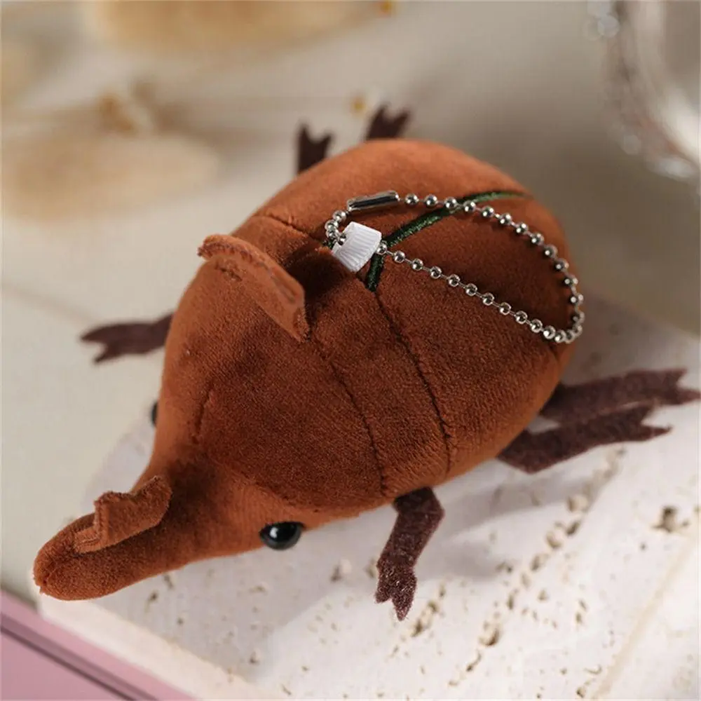 Gift Creative Stuffed Doll Bag Pendant Small Birthday Insect Pendant Insect Keychain Insect Plush Keyring Beetle Plush Doll