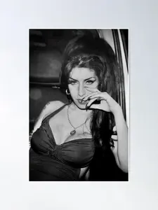 amy bw Poster amy bw Poster
