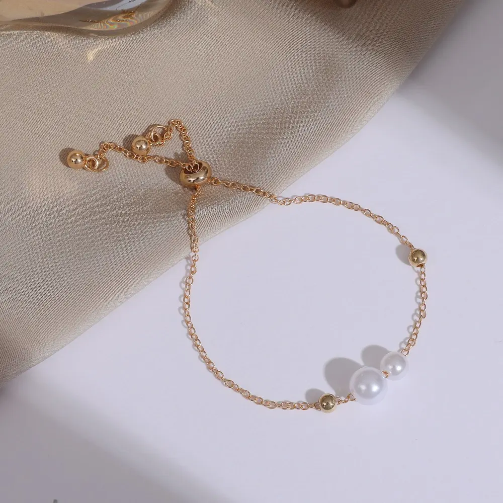 2165 # Adjustable Pearl Bracelet