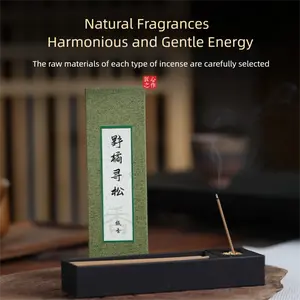 Sandalwood Incense Sticks & Agarwood Home Floral Aroma Long-Lasting Indoor Fragrance Short Style Gift Box Portable Incense Natural Fragrances Harmonious and Gentle Energy aromatherapy