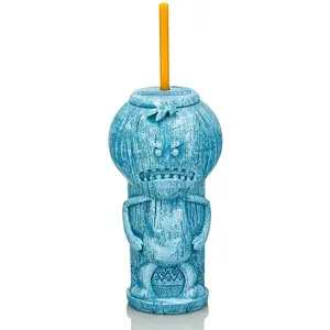 Geeki Tikis Rick and Morty Mr. Meeseeks Plastic Tumbler | Holds 23 Ounces