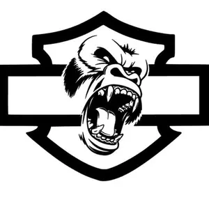 Gorilla decal