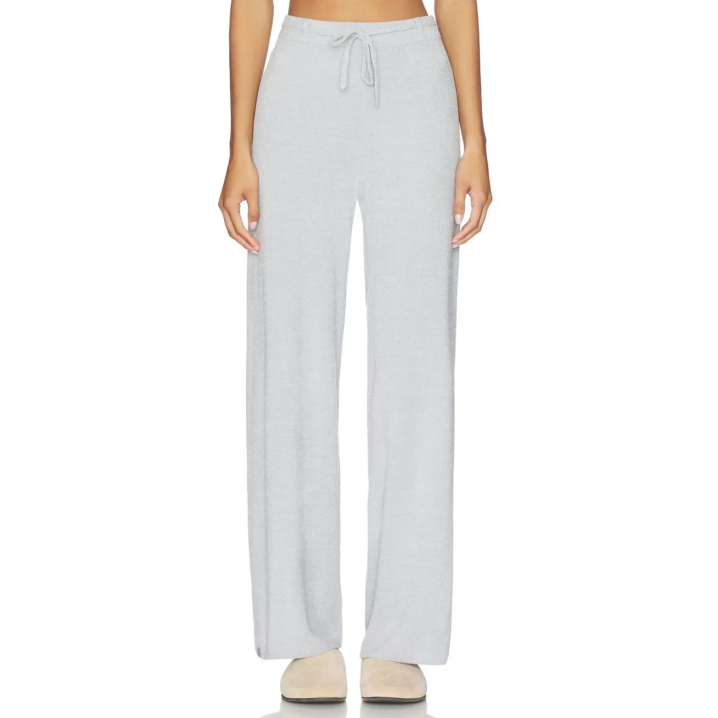 Barefoot Dreams CozyChic Ultra Lite Tie Waist Relaxed Pant in Frost