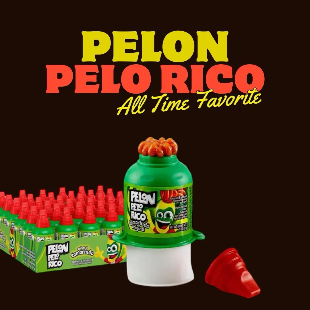 Mini Pelon Pelo Rico Tamarindo/Tamarind Candy Flavor Mini Pelon