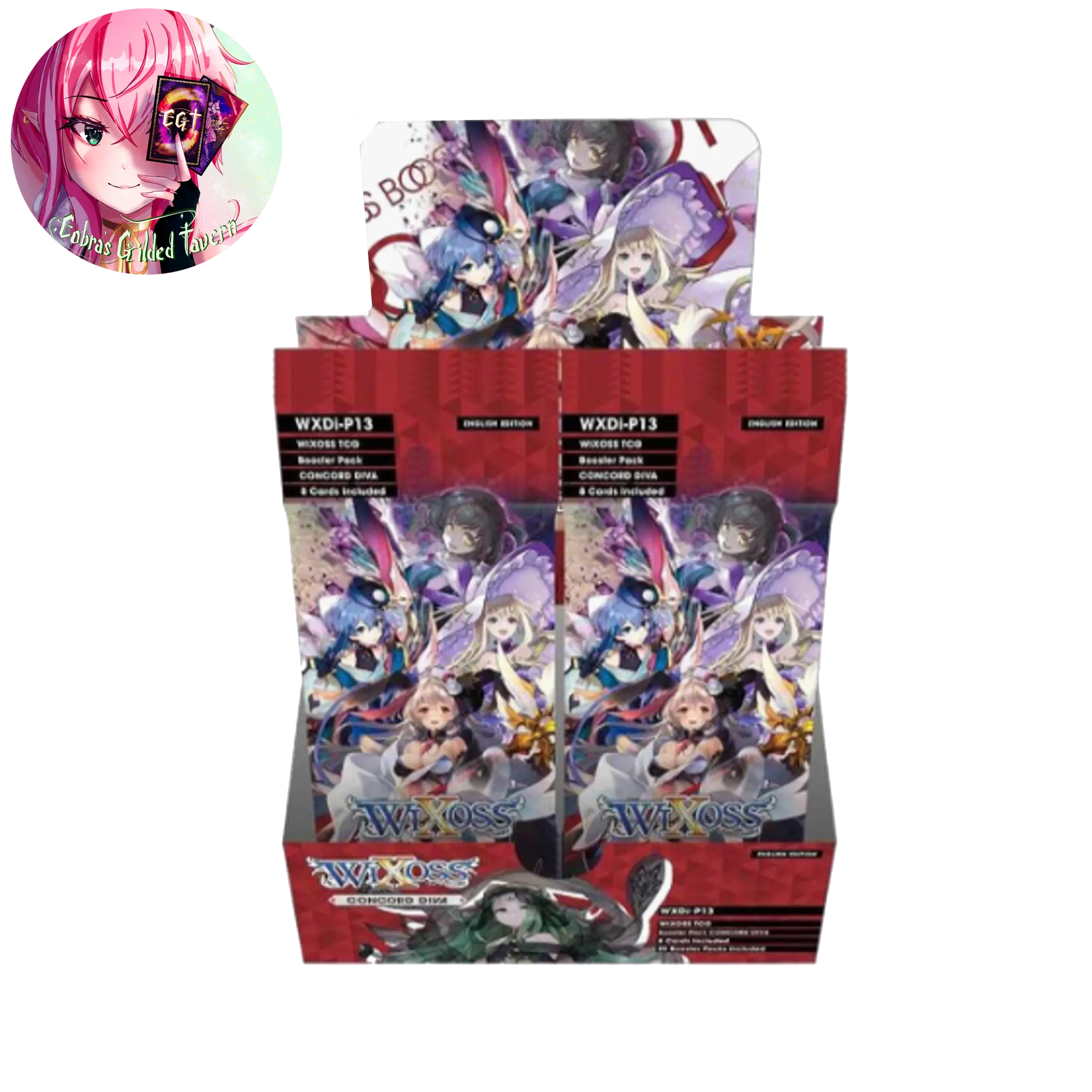 wixoss booster box english Welcome Back Diva Lostorage (20 Packs) WXDi-P07 Eng  Games Time Aversa Collaboration pack containing only characters from the original TV anime Princess Session Orchestra ENGLISH WIXOSS TCG LEGENDARY DIVA