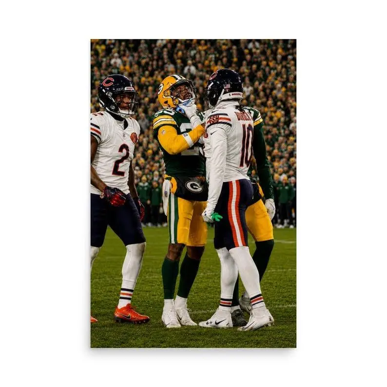 Luther Burden - Chicago Bears football poster - The Choke