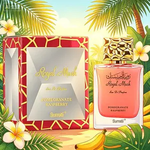 Royal Musk Pomegranate Raspberry EDP | Long-Lasting Fruity Musk Perfume for Her huk