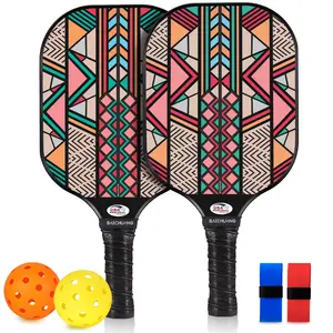 Carbon Fiber Power Model Professional Pickball Racket with 13mm Polypropylene Honeycomb Core for Enhanced Power Spin Stabilizing Precise Control Improved Performance