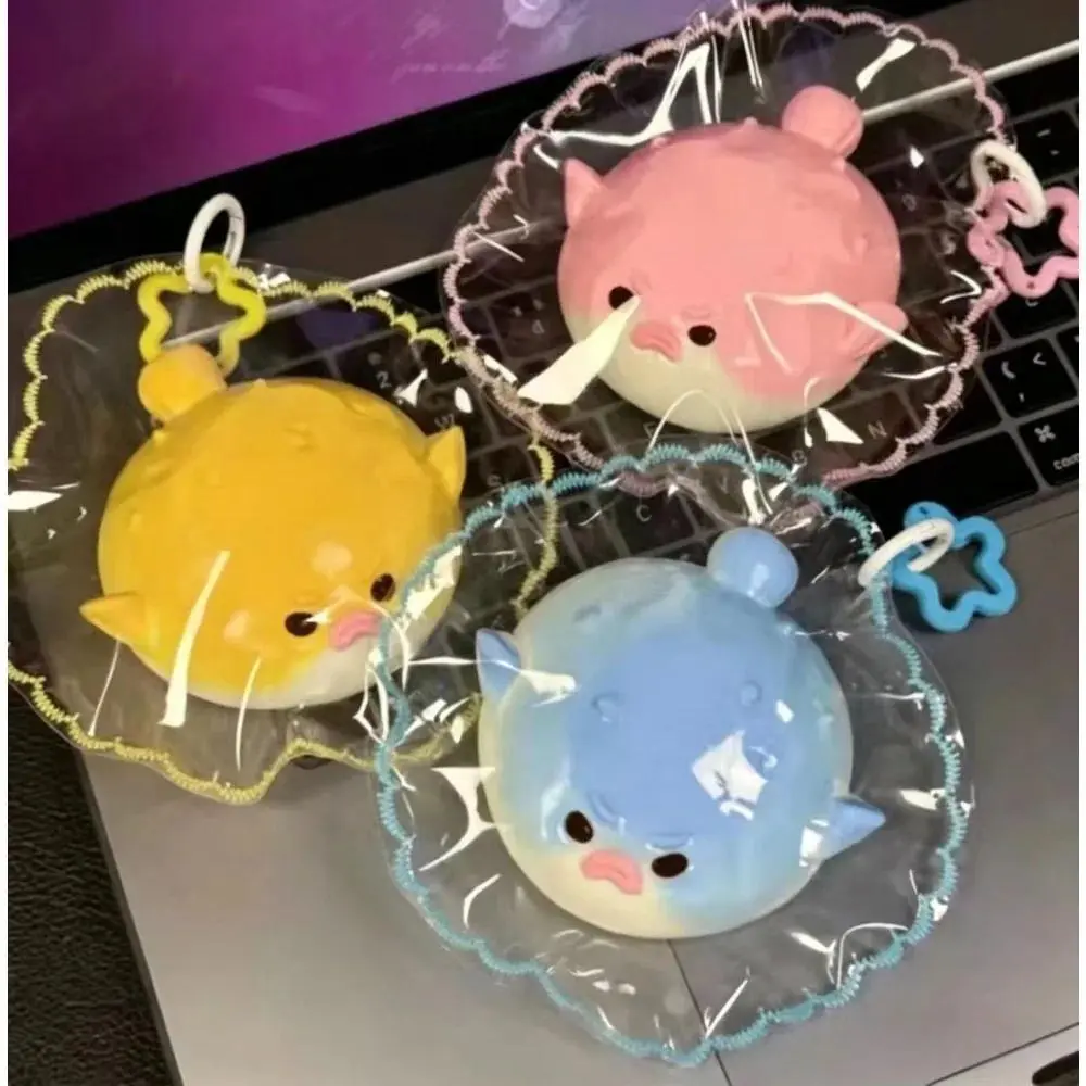 1Pc Cute Angry Puffer Plush Fish - Viral Cuteness Animal Squishy Stress Relief Toy, Fidget for Adults, Sensory Relief Gift for Kids Girls