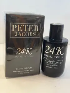 Peter Jacobs 24K ROYAL Homme 3.4 oz Eau de Parfum for Men Regular Edition Sealed Box