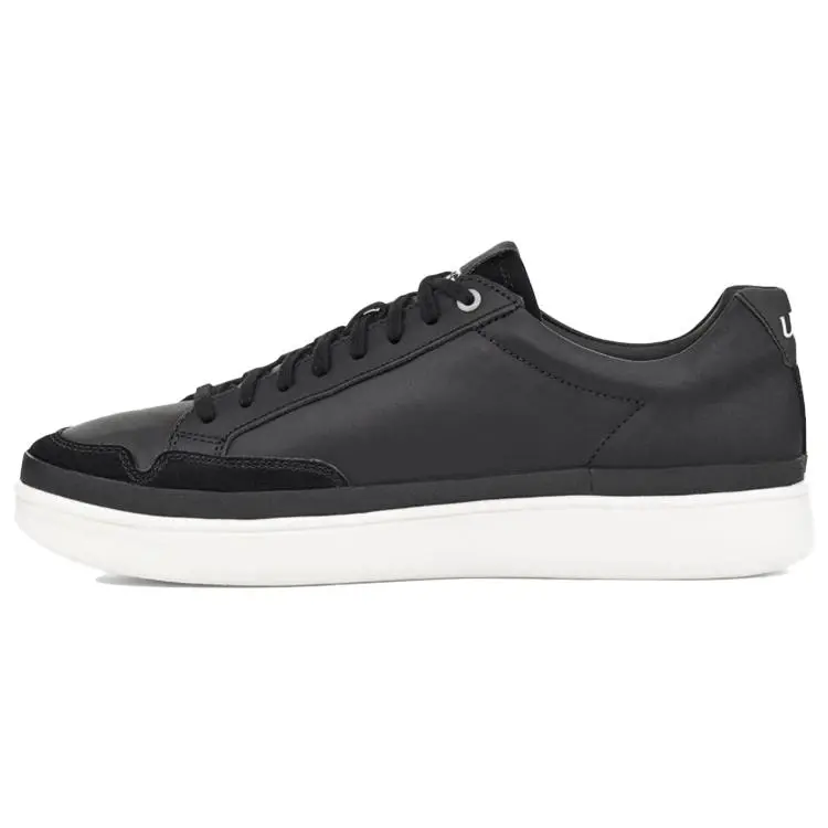 Men's UGG South Bay Leather Low-Top Casual Walking Trainer Footwear - Black Trending, House White Official, Maison Mihara Verifiable with Credentials & Global Authentication Support