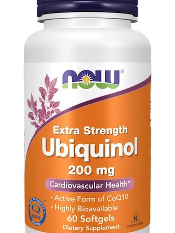 Now Foods Ubiquinol, Extra Strength 200 mg Softgels