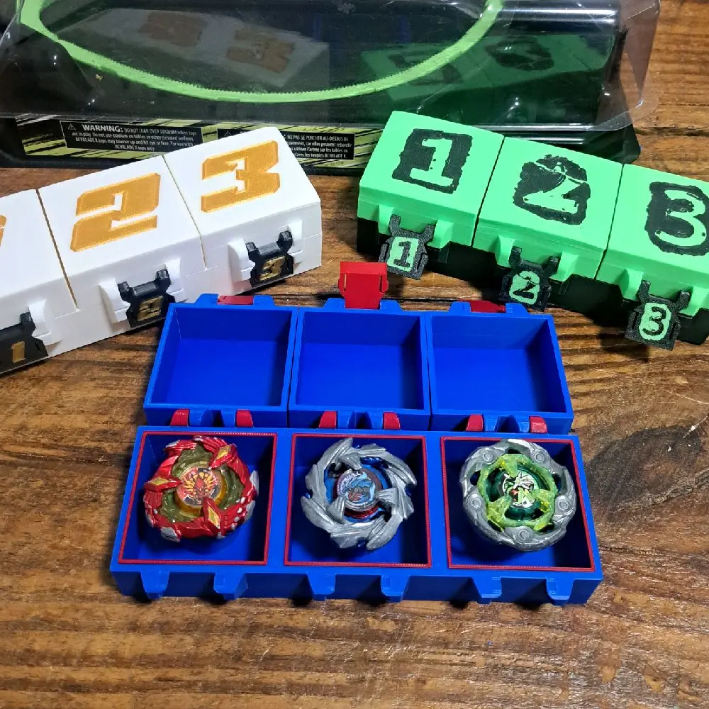 Beyblade X Deckbox for Tournament - Locking Clips Durable Sturdy