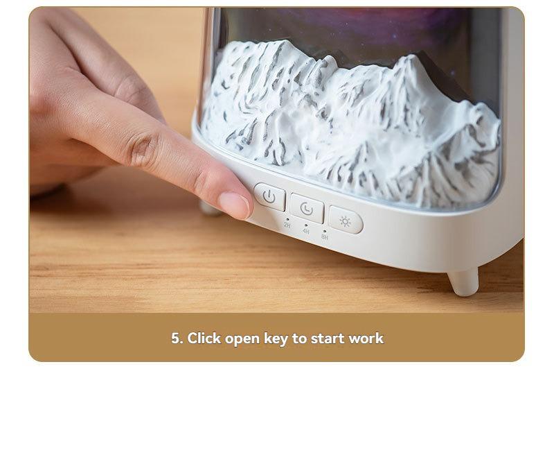 Simulated Planet Galaxy Aromatherapy Diffuser Home Use Multicolor Flame Fragrance Machine USB Humidifier