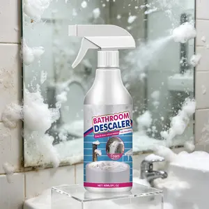 Bathroom Cleaner Shower and Bathtub Cleaner Limescale Remover for Sink and Tile Surface Cleaning Solution Household Cleaning Spray for Fresh Clean Bathroom