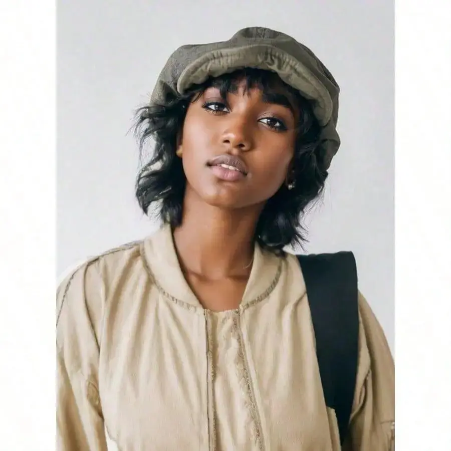 Beret . Retro Artistic Style Newsboy Cap I Large Size, Three-Dimensional, Makes The Face Look Smaller · Slouchy Style,Versatile | A Must-Have For Artistic Style Women To Go OutIn Spring And Autumn . Retro Wear I New Style,Breathable  Painter Hat Elements