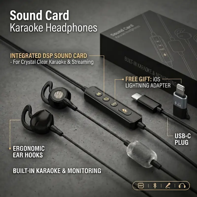 sound card microphone and headset for streaming