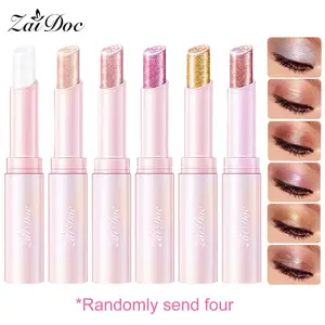 ZaiDoc Jelly Highlighter Stick - Hydrating Jelly Texture, Sparkling Shine, Lightweight, Stunning Shimmer Finish Bronzer Makeup