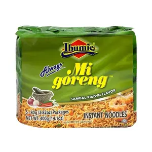 Ibumie Mi Goreng Sambal Prawn Flavor - 80g x 5 Pack