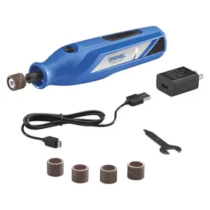 Dremel 2025120 4 V Cordless Rotary Tool Kit, 7 Piece