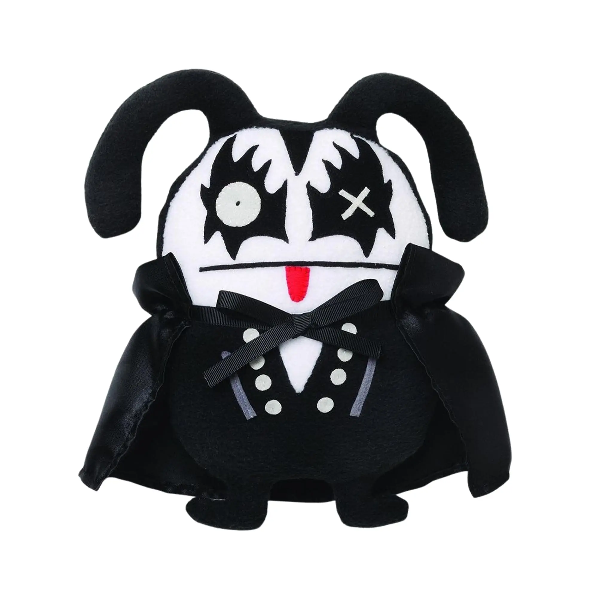 Ugly Doll Kiss 11" Plush Ox Demon Stuffed Animal, Cute Collectibles, Rock Music-Inspired Creepy Cute Kiss Theme Toy for Kids