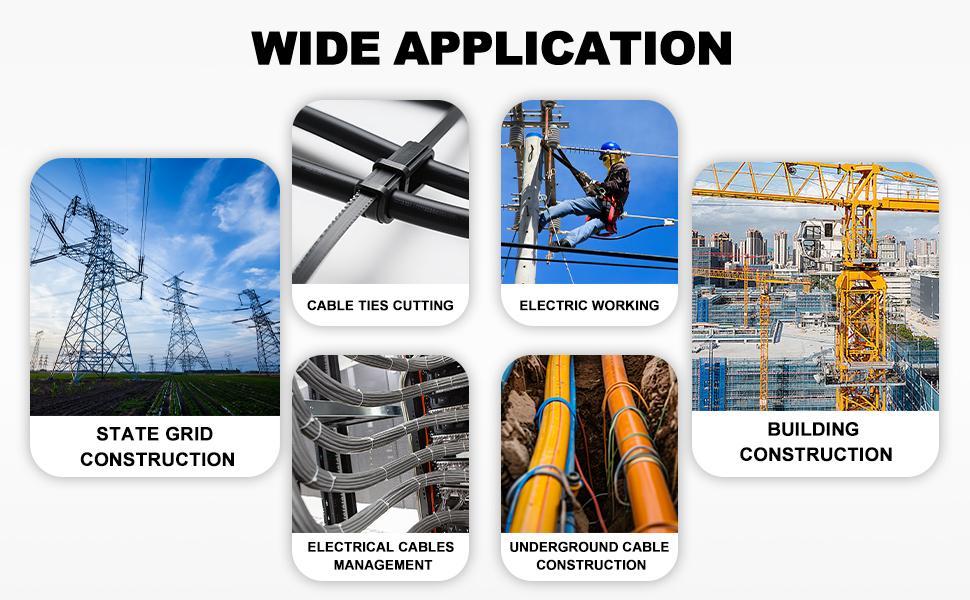 Zip Tie Tool, Tensioning and Cutting Tool for Fastening and Cutting Plastic or Nylon Cable Tie, Cable Tie Gun for Cable Management, Zip Tie Tightener with Ergonomic and Portable Design