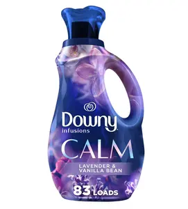 Infusions Laundry Fabric Softener Liquid, Calm, Lavender & Vanilla Bean, 56 Fl Oz Household Sheets