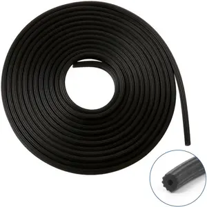 0.125" x 100' Replacement Round Black Window Screen Retainer Spline for Window Screen Repair