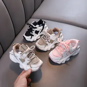 Casual Comfortable Low Top Mesh Sneakers For Baby Boys, Breathable Wear-resistant Sneakers For Walking Running, Spring And Autumn