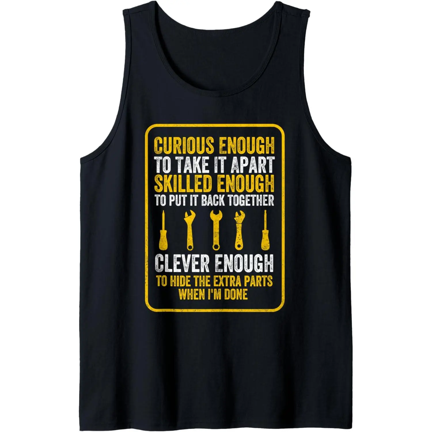 Men's Sleeveless Cotton Tank Top - Soft, Breathable Menswear Sporty Sports Top for Car Mechanics, Garage Work, Sporty Sports Tops