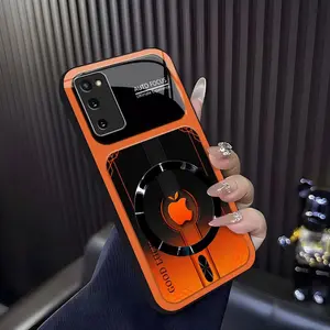 Luxury Sports Car Aesthetic MagSafe Case Anti-Scratch Magnetic Glass Cover for Galaxy S20 5G ---975